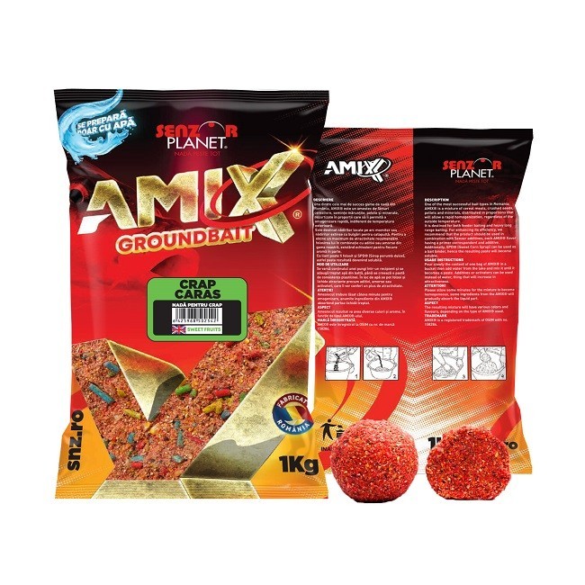 AMIX SENZOR CRAP CARAS (rosu) 1kg
