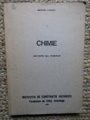CHIMIE CURS PENTRU UZUL STUDENTILOR - MINODORA FLORESCU