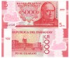 Paraguay 5000 Guaranies 2022-2023 P-234d, Bancnota Polimer UNC