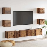Cumpara ieftin Cabinet TV 6 pcs Maro 200 x 30 x 30 cm Lemn compozit