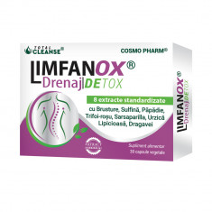 Limfanox Drenaj Detox Total Cleanse, 30 capsule, Cosmopharm