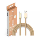 Cablu USB TYPE C 1m plat auriu 2.4A RUBY EDITION V-Tac SKU-8499, Vtac