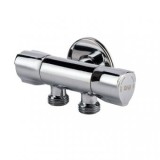 Robinet Coltar Cromat 2 Cai cu Cap Armatura Ceramic ,Diametrul 1/2
