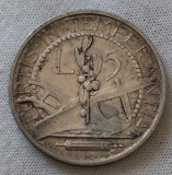 Moneda San Marino - 5 Lire 1933 - Argint
