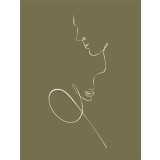 Couple Line Art Print