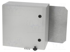 Carcasa montare pe perete FIBOX ARCA gri 400mm x 400mm x 210mm foto