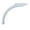 Segment reparatie aripa spate Honda Jazz/Fit (Gd), 2002-2008, parte montare dreapta, 383584-5, Aftermarket
