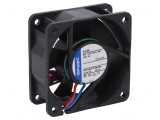 Ventilator axial 24V 60x60x25mm 42m3/h 35dBA cu rulment