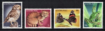 LUXEMBURG 1985 - Fauna in pericol / serie completa MNH foto