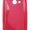 Husa silicon S-case rosie pentru HTC Desire C