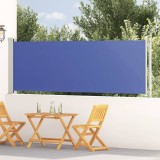 vidaXL Copertină laterală retractabilă de terasă, albastru, 117x600 cm 317948