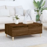 Cumpara ieftin Măsuță de cafea, stejar maro, 90x50x36,5 cm, lemn prelucrat