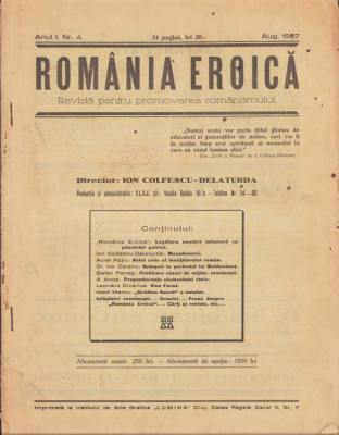 HST Z304 Revista Rom&amp;acirc;nia Eroică 4/1937 foto