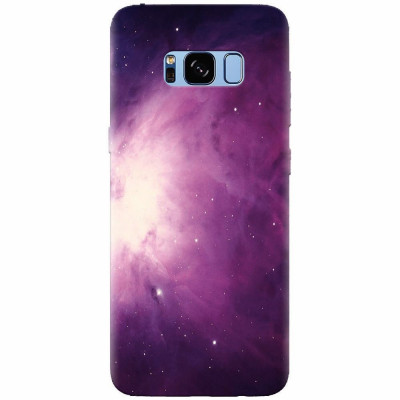 Husa silicon pentru Samsung S8 Plus, Purple Supernova Nebula Explosion foto
