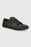 Camper adidași din nubuc Peu Cami culoarea gri, 20848-247