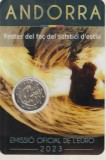 ANDORA 2 EURO MONEDA COMEMORATIVA 2023 FESTIVALURILE FOCULUI SOLSTITIUL DE VARA IN PIRINEI - COINCARD
