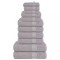 vidaXL Set prosoape 12 piese gri 360 g/m&sup2; 100% bumbac