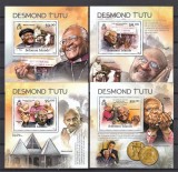 Solomon Islands - DESMOND TUTU - Episcop,luptator antiaparhaid,Nobel - MNH, Nestampilat