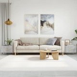 Gossi masute de cafea, 2 buc., gri beton, 50x50x40 cm, lemn compozit