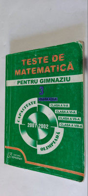 TESTE DE MATEMATICA PENTRU GIMNAZIU CLASELE IV-V-VI-VII-VIII OLIMPIADA foto