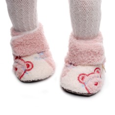 Botosei imblaniti roz cu ivoire - Teddy (Marime Disponibila: 3-6 luni (Marimea