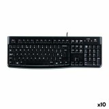 Tastatură Logitech K120 Negru Qwerty Spaniolă (10 Unități)