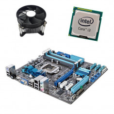 Kit Placa de Baza Refurbished ASUS P7H55-M, Intel Core i3-540, Cooler foto