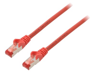 Patch Cord Ethernet Cat6 S/FTP 3m Roșu foto