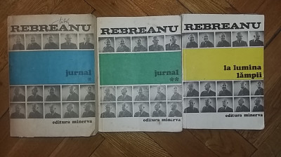 Liviu Rebreanu - Jurnal vol. 1 si 2 + La Lumina Lampii autograf/dedicatie Puia foto