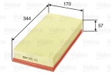 VALEO 585242 Filtru aer