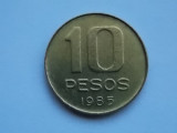 10 PESOS 1985 ARGENTINA, America Centrala si de Sud