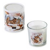 Lumanare Craciun in cutie cadou aroma Sugared Winter Berries &Oslash; 8 cm x 9 H