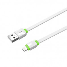 Cablu de date Lightning Emy My450 cu functie FastCharge pentru iPhone &amp;amp; iPad 2 metri alb foto