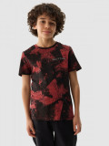 Tricou cu imprimeu allover pentru băieți - roșu, 4F Sportswear