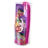 Cumpara ieftin Princess Disney Set voiaj copii +3 ani Pasta dinti 75 ml, pahar apa si Periuta dinti Soft cu capac si ventuza