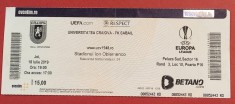 Bilet meci fotbal UNIVERSITATEA CRAIOVA - FK SABAIL (18.07.2019)