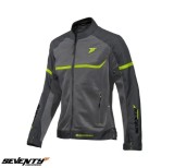 Cumpara ieftin Geaca (jacheta) femei pentru scuter - motocicleta Racing vara Seventy model SD-JR30.2 Mojave culoare: gri/galben fluor Gri/galben fluor XL