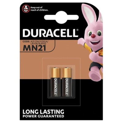 BATERIE ALCALINA 12V MN21 A23 BLISTER 2 BUC DURACELL foto
