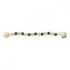 Jibbitz Crocs Emerald and Pearl Chain, Crocs Jibbitz