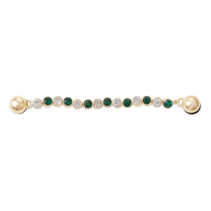 Jibbitz Crocs Emerald and Pearl Chain