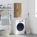 vidaXL Dulap montat pe perete Stejar Artizanal 34,5 x 34 x 90 cm 882614