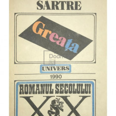 Jean-Paul Sartre - Greața (editia 1990)