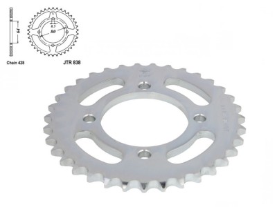 Pinion transmisie spate 428/35, JT Sprockets, JTR838 foto