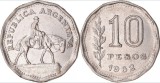 Argentina 1962 - 10 pesos, circulata