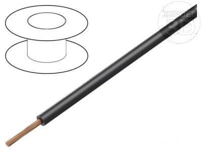 Cablu SiF 1x35mm2 Cu silicon negru foto
