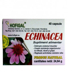 Echinaceea 30 mg 40 capsule - Hofigal foto