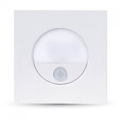 Corp iluminat led 3w 4000k cu senzor miscare ip20 foto