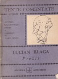 Lucian Blaga Poezii Carte Beletristica Romana Brosata Stare Buna Format 211 Pagini 1983