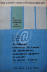 Activitatea comisiilor de cenzori ale sindicatelor, asociatiilor sportive si caselor de ajutor reciproc foto