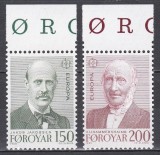 Feroe 1980 - EUROPA - Oameni celebri, MNH